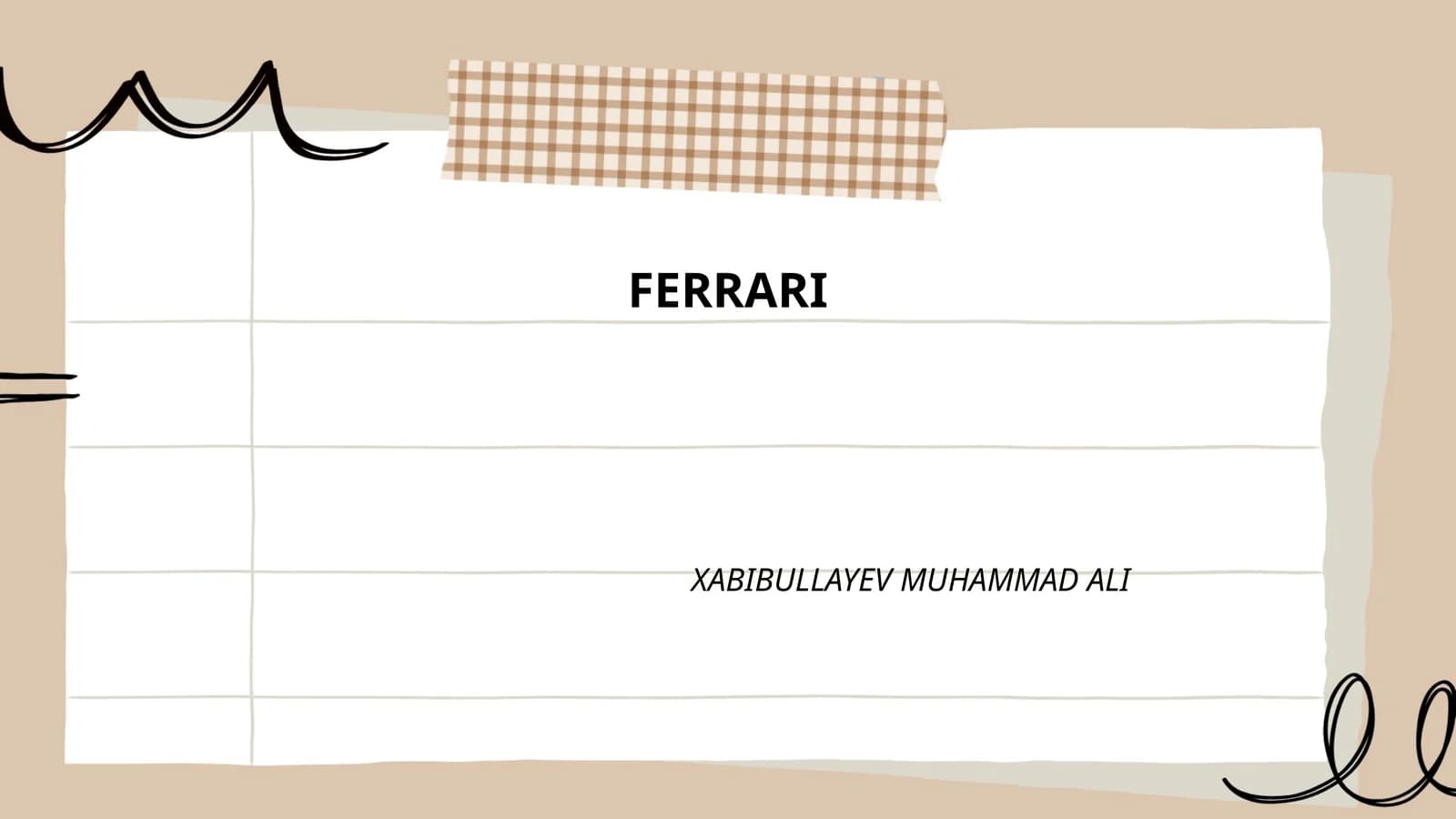 Ferrari avtomobillari tarixi