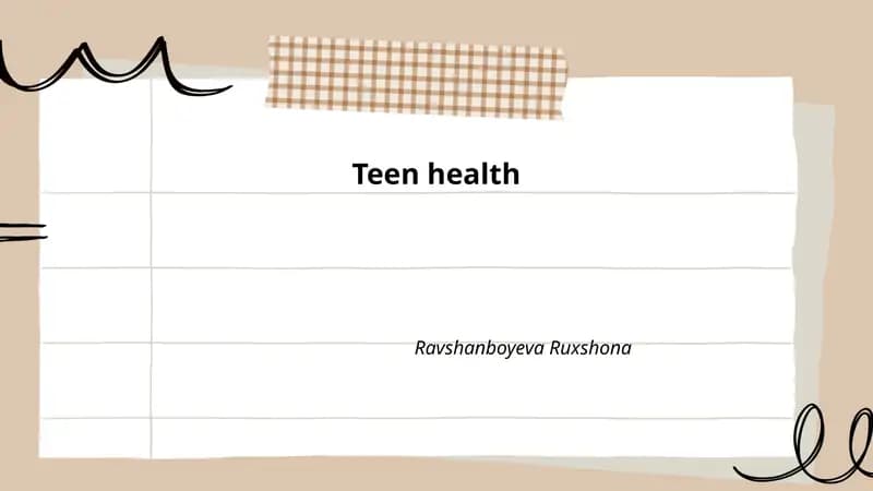 Teen health