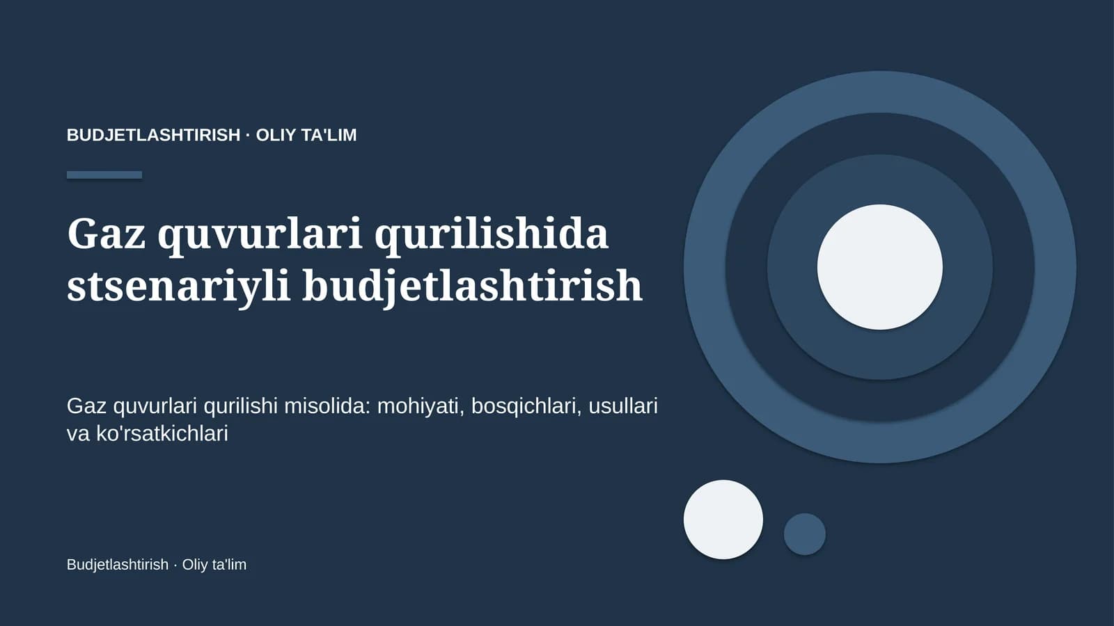 gaz quvurlari qurilishida stsenariyli budjetlashtirish 5405