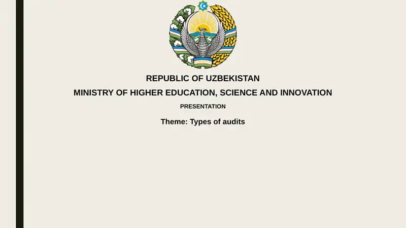 Types of Audits