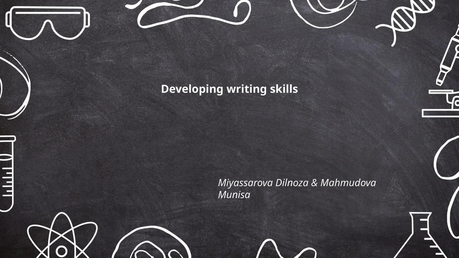 Developing writing skills