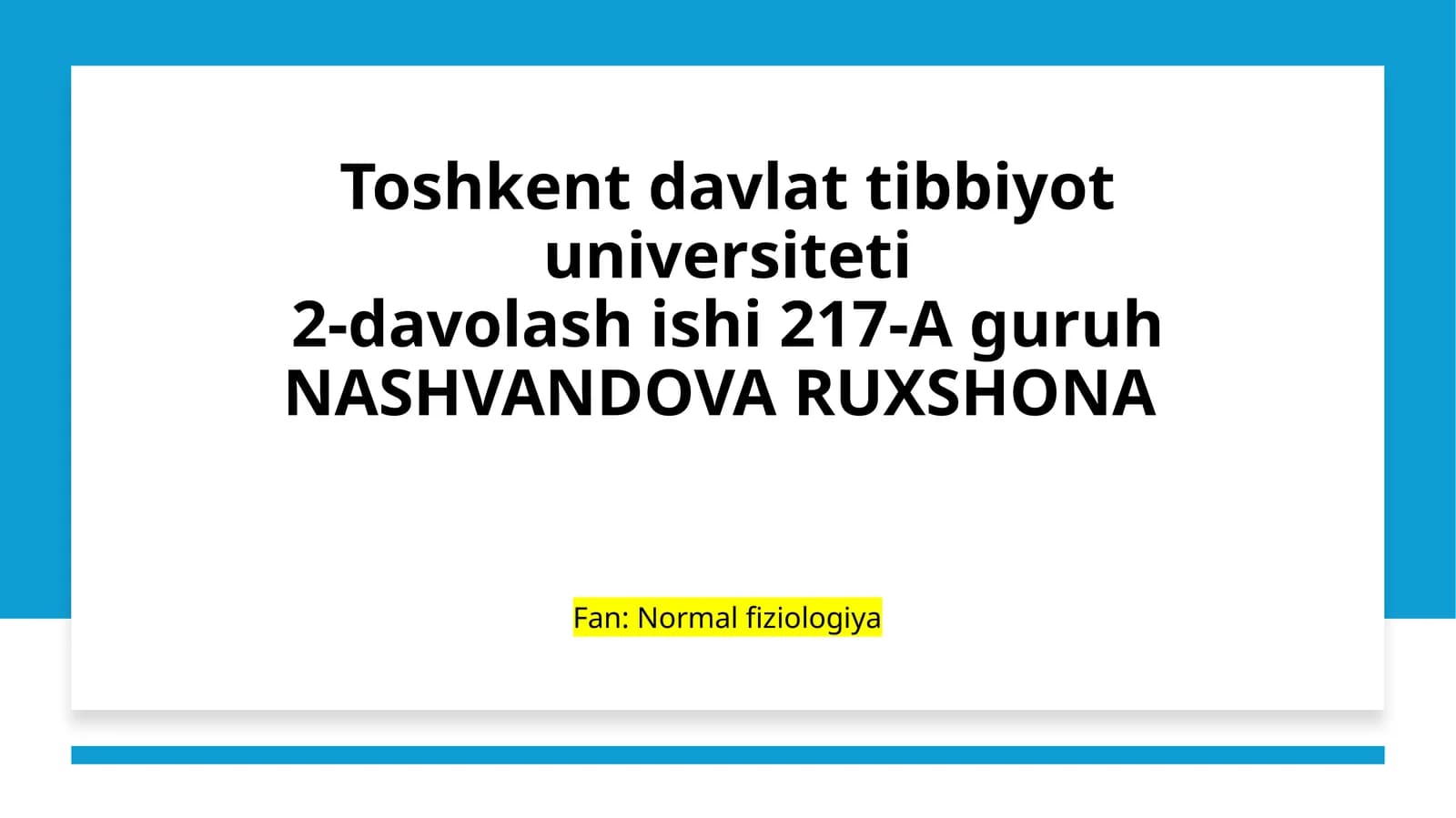 Aguruh Nashvandova Ruxshona
