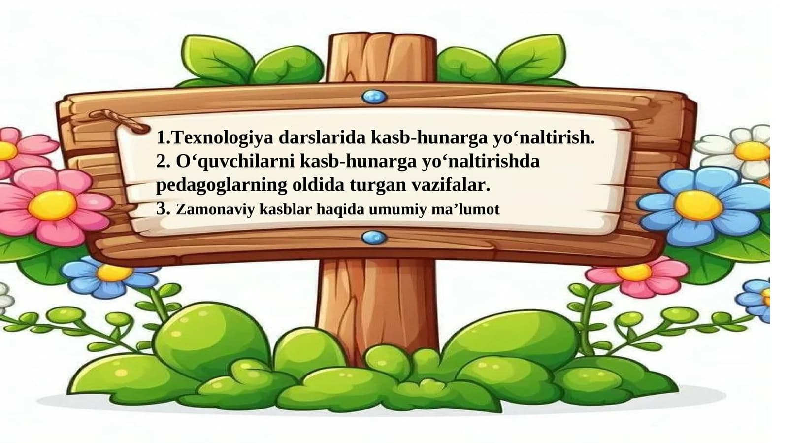 O'quvchilarni Kasb-hunarga Yo'naltirish