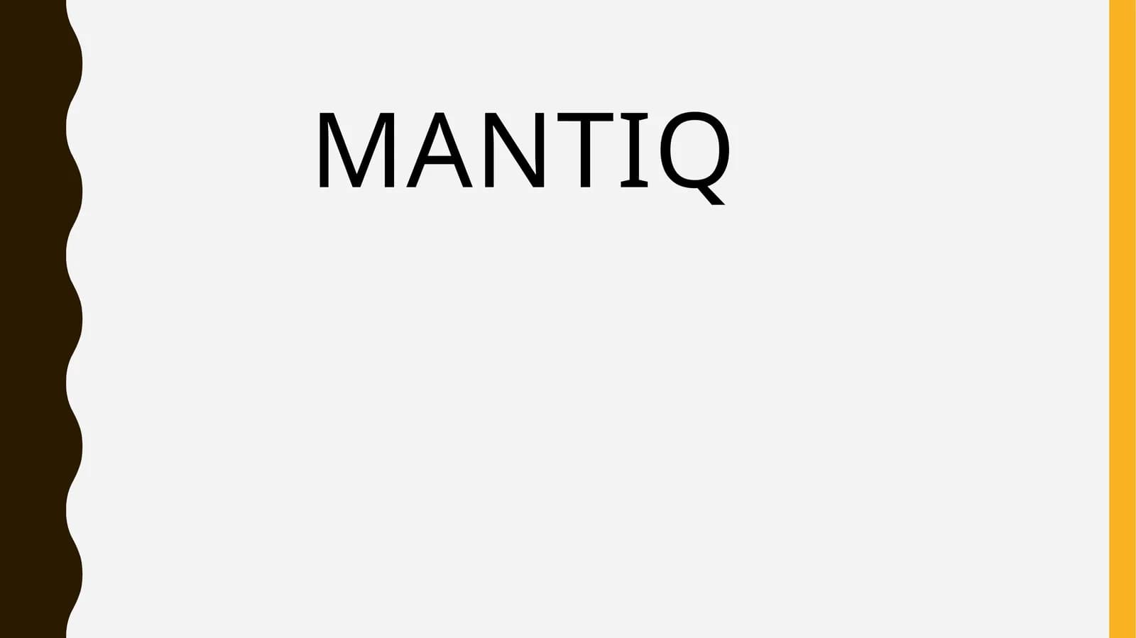 Mantiq