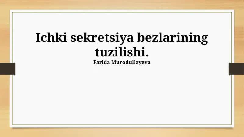 Oshqozon osti bezi tuzilishi