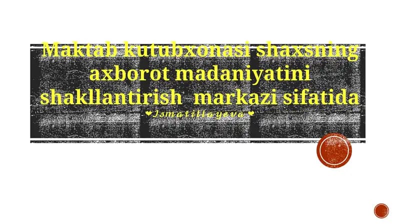Maktab kutubxonasi