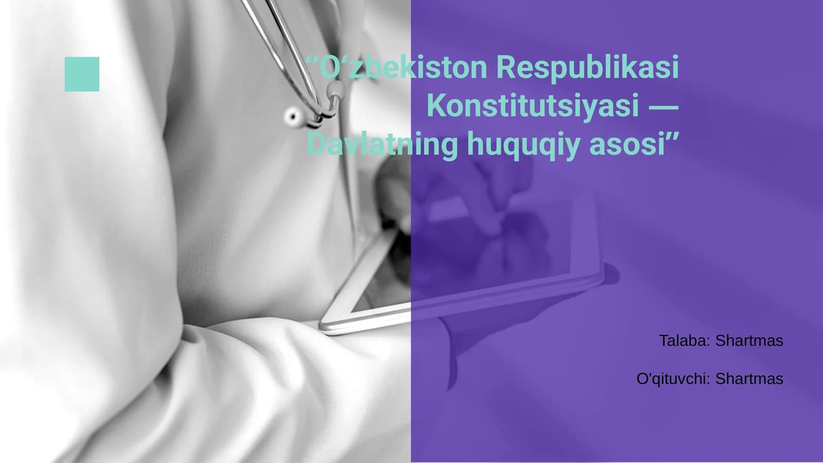 O‘zbekiston Respublikasi Konstitutsiyasi