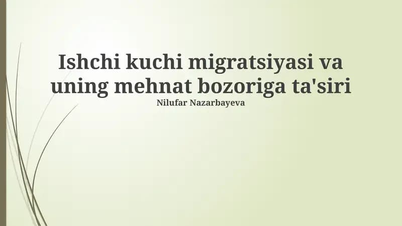Mehmat migratsiyasi va uning sabablari