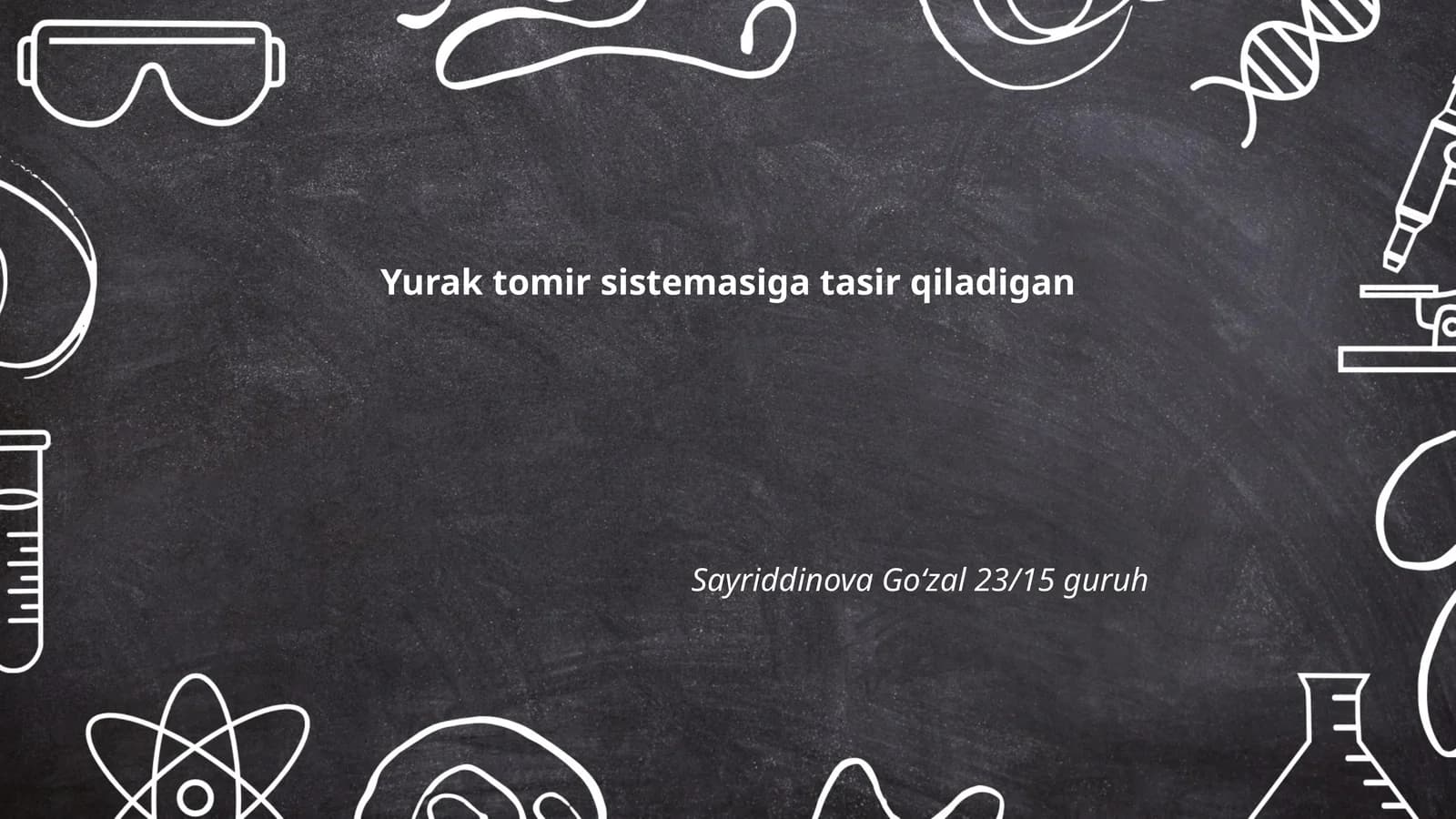 Yurak tomir tizimining anatomiyasi