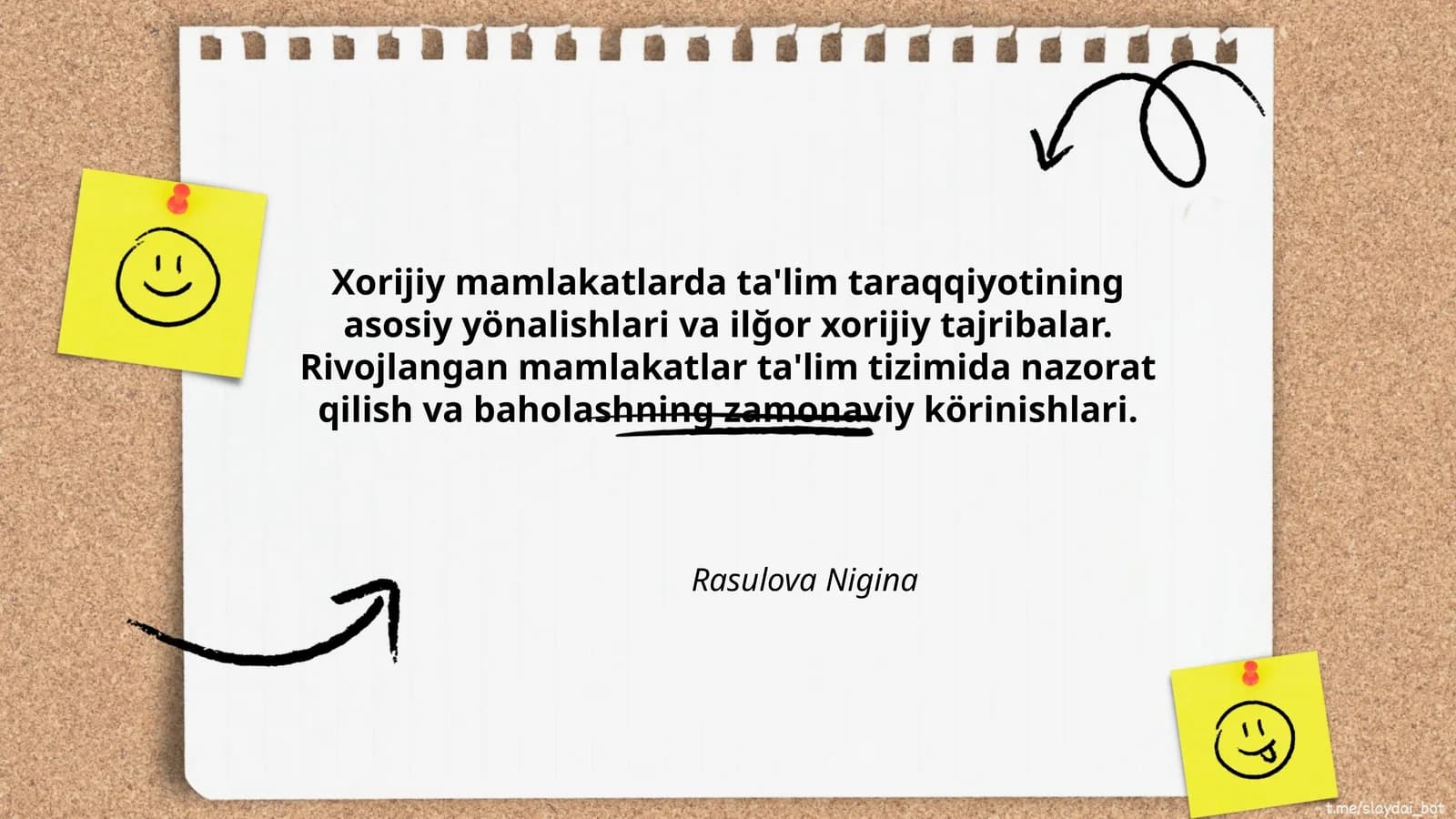 Xorijiy mamlakatlarda ta'lim taraqqiyoti