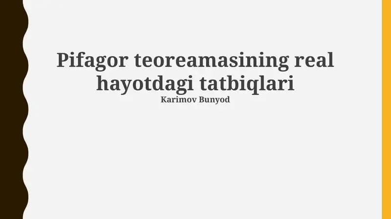 Pifagor teoremasi