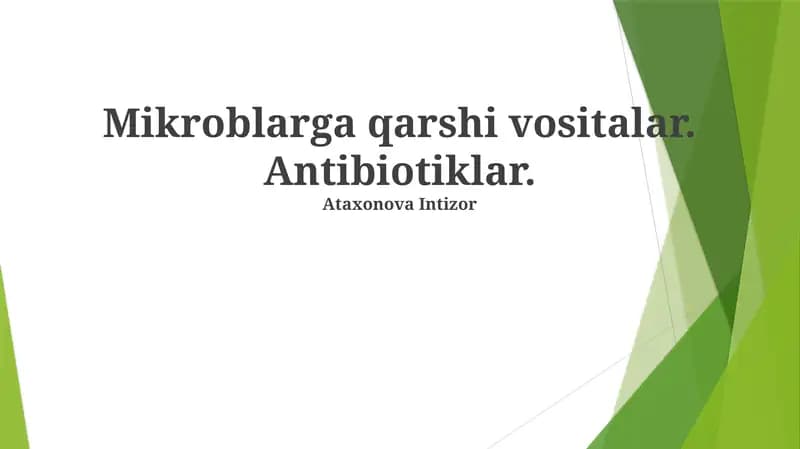 Ataxonova Intizor