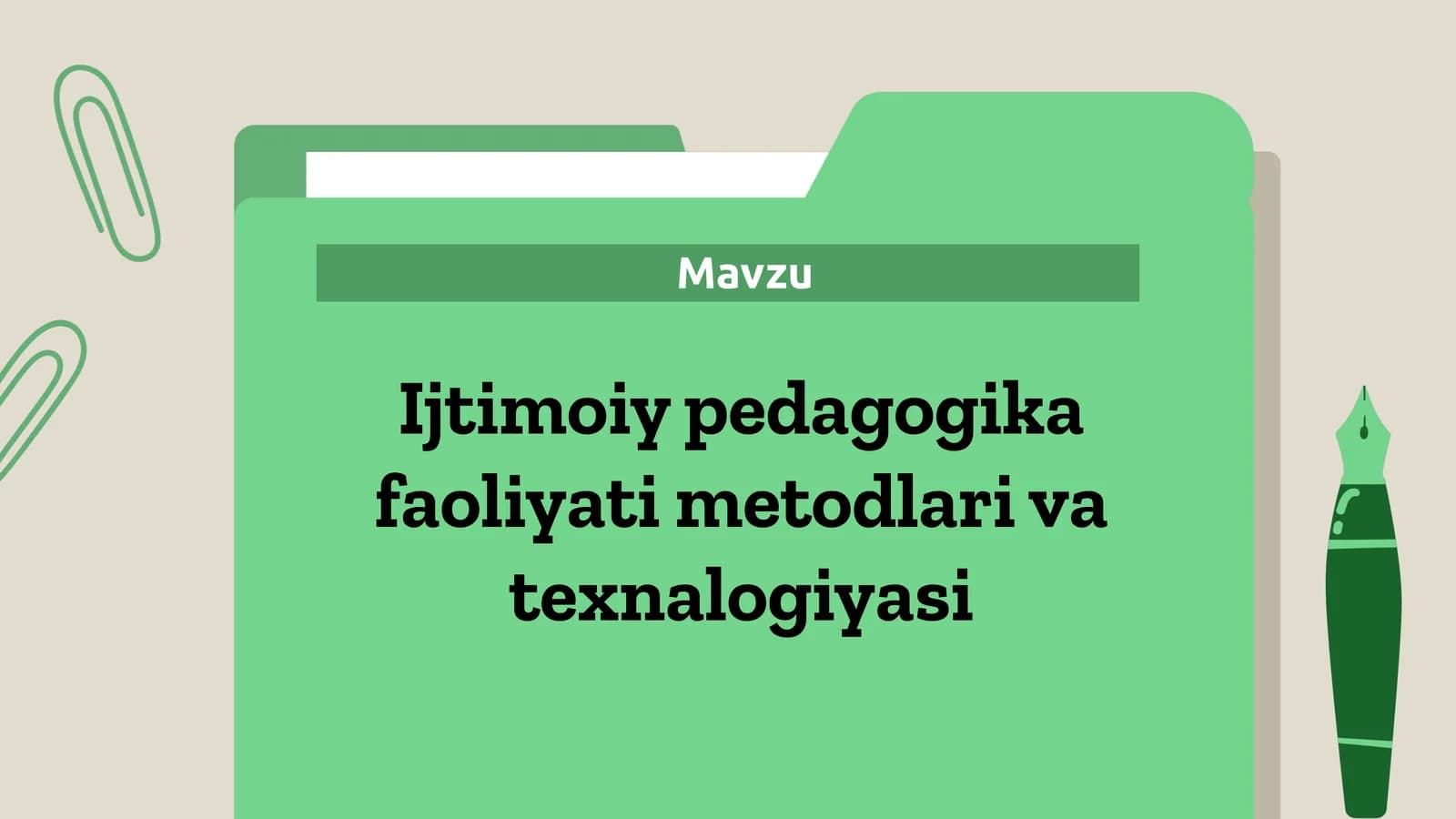 Interaktiv metodlar va texnologiyalar
