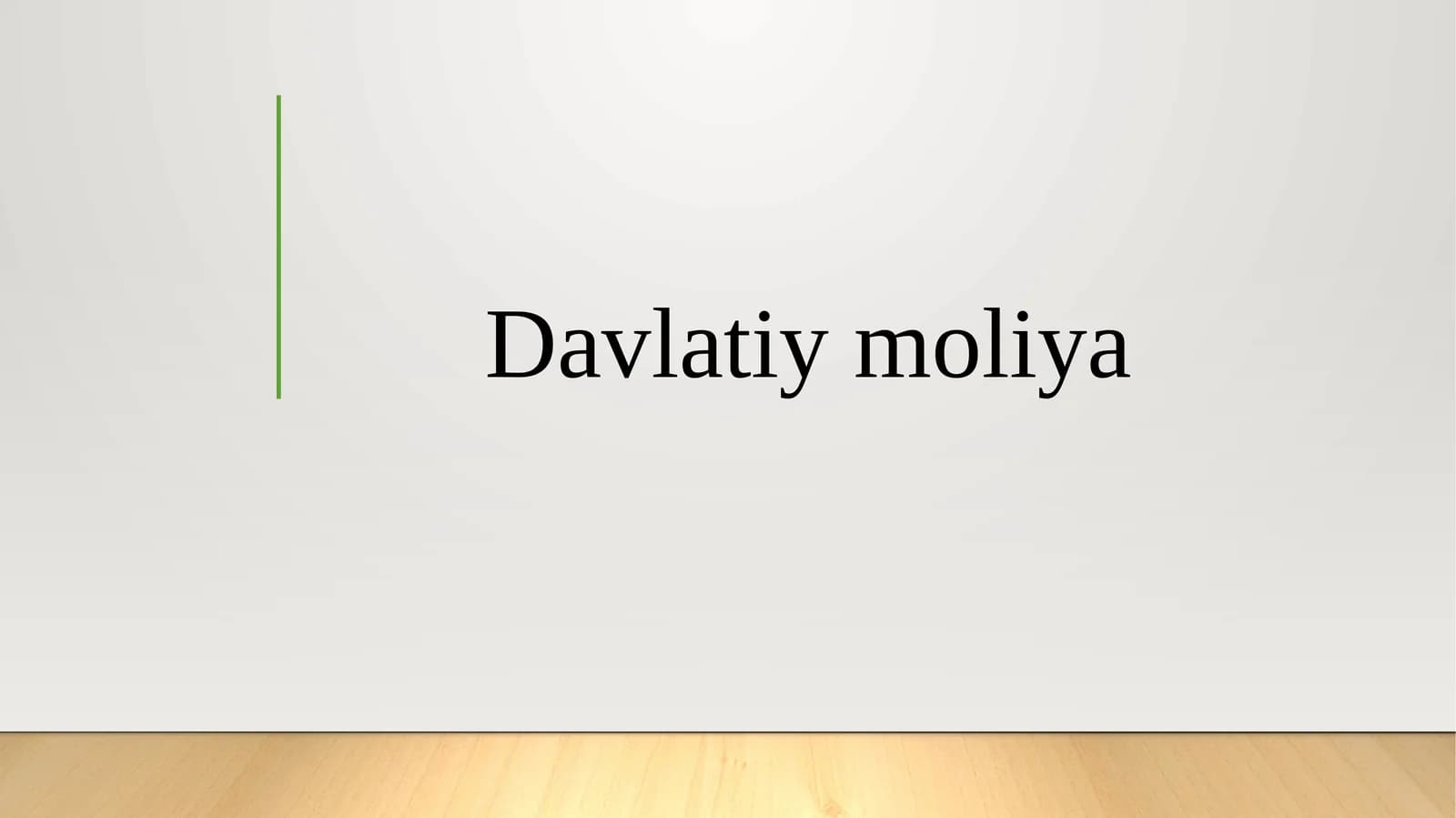 Davlatiy moliya