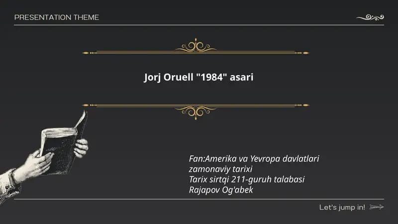 Jorj Oruell "1984" asari