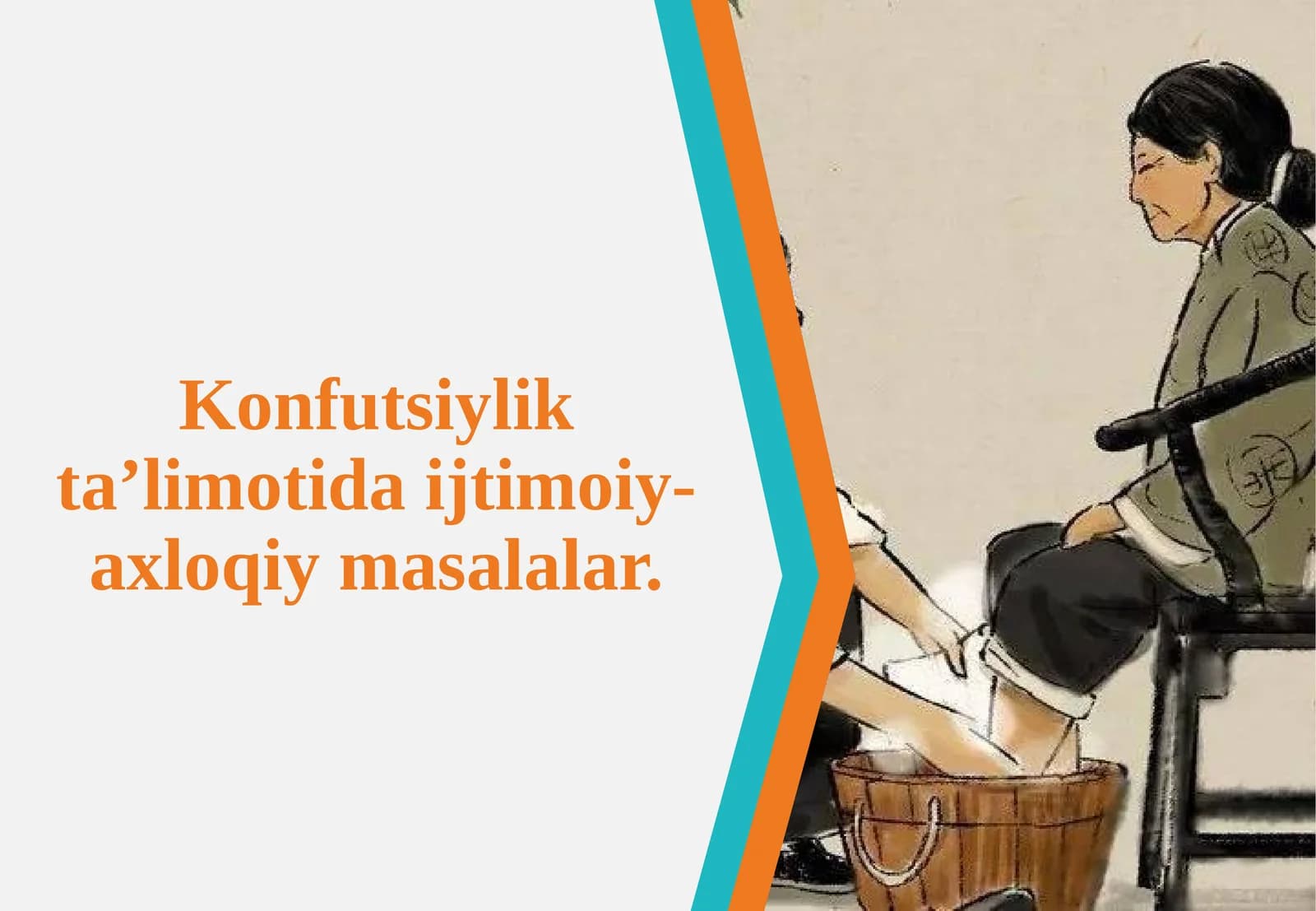 Konfutsiylik ta’limotidaijtimoiy-axloqiy masalalar