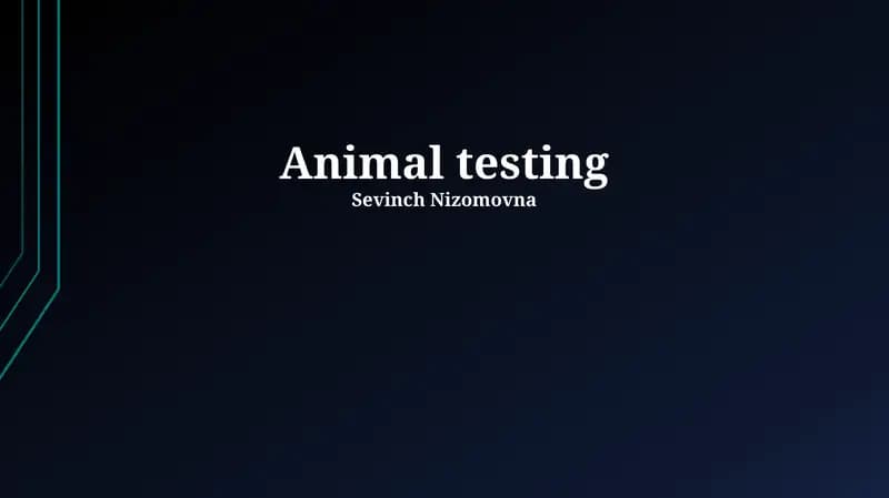 Animal Testing