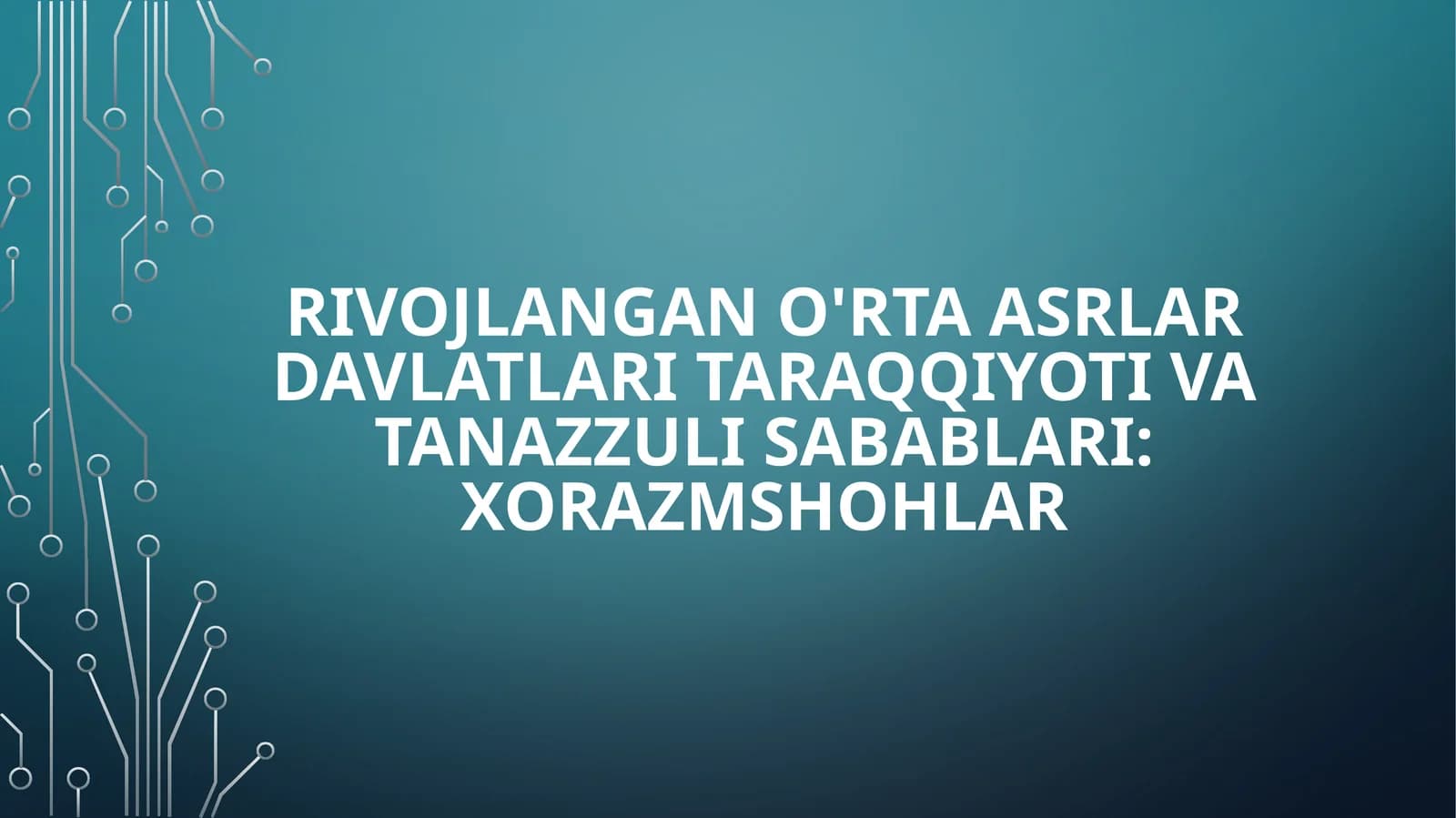 Xorazm shohlar