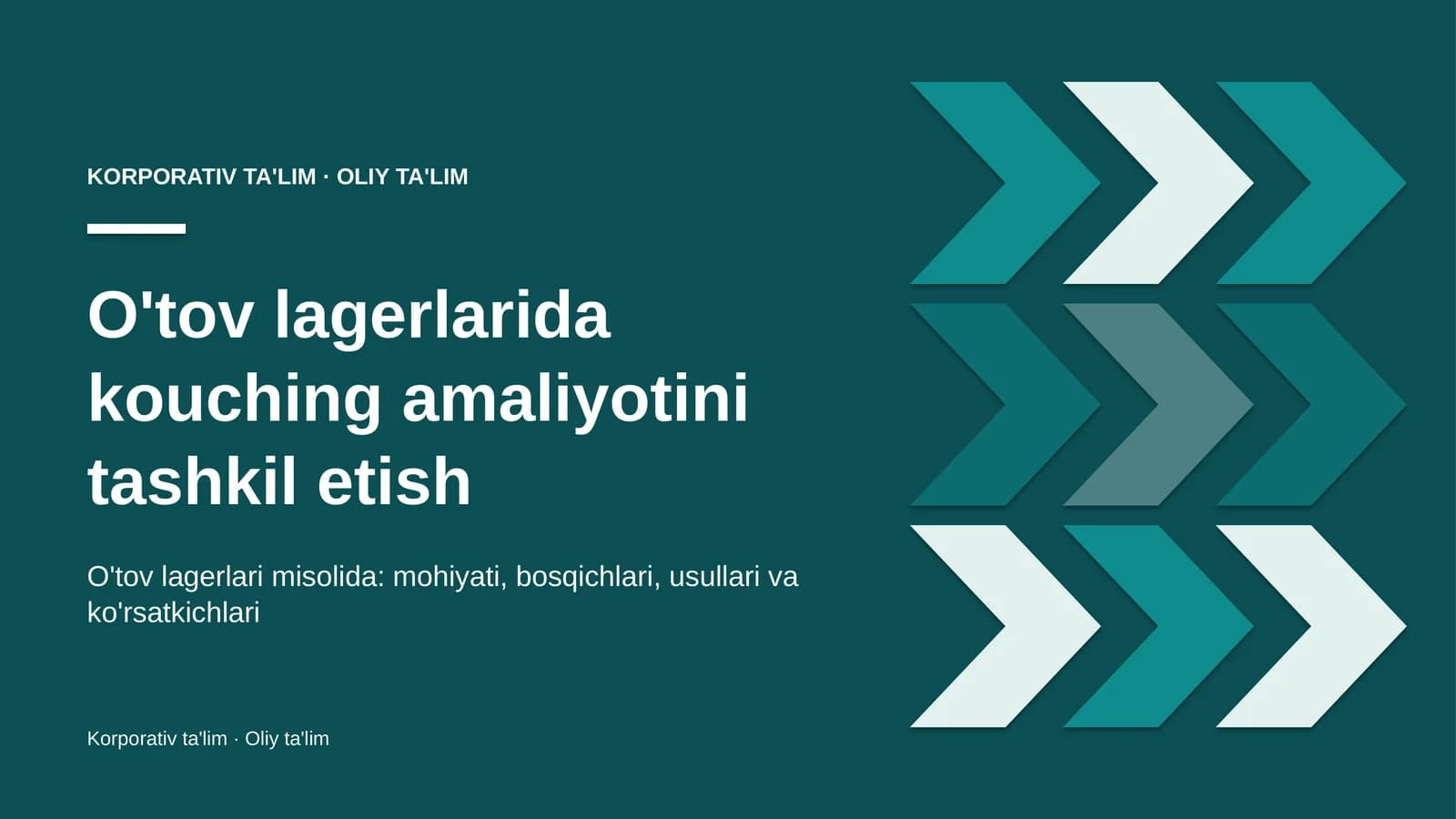 o'tov lagerlarida kouching amaliyotini tashkil etish 8480
