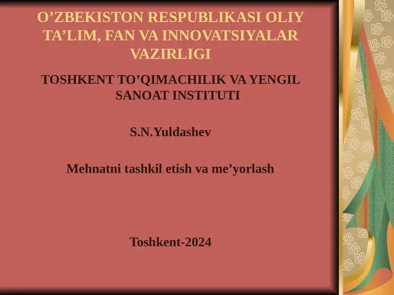 Mehnat Taqsimoti