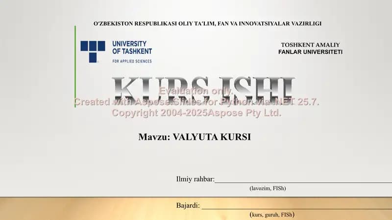 Valyuta Kursi