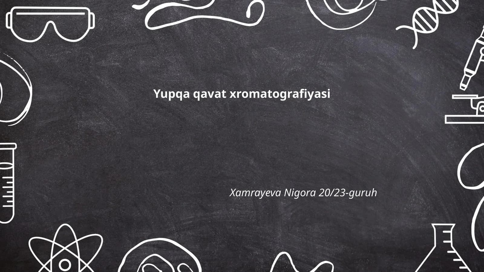 Yupqa qavat xromatografiyasi