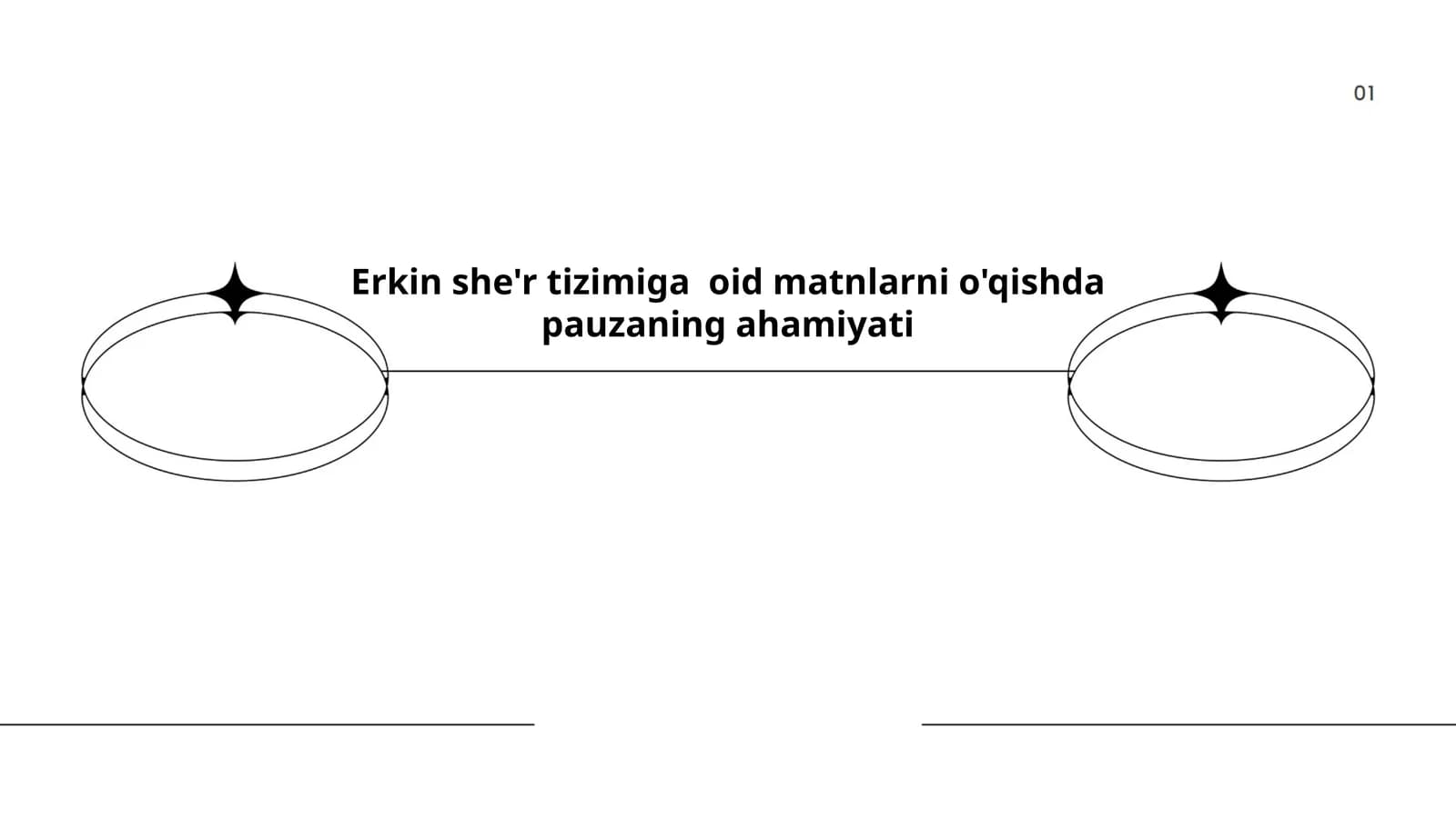 Erkin she'r tizimiga oid matnlarni o'qishda pauzaning ahamiyati