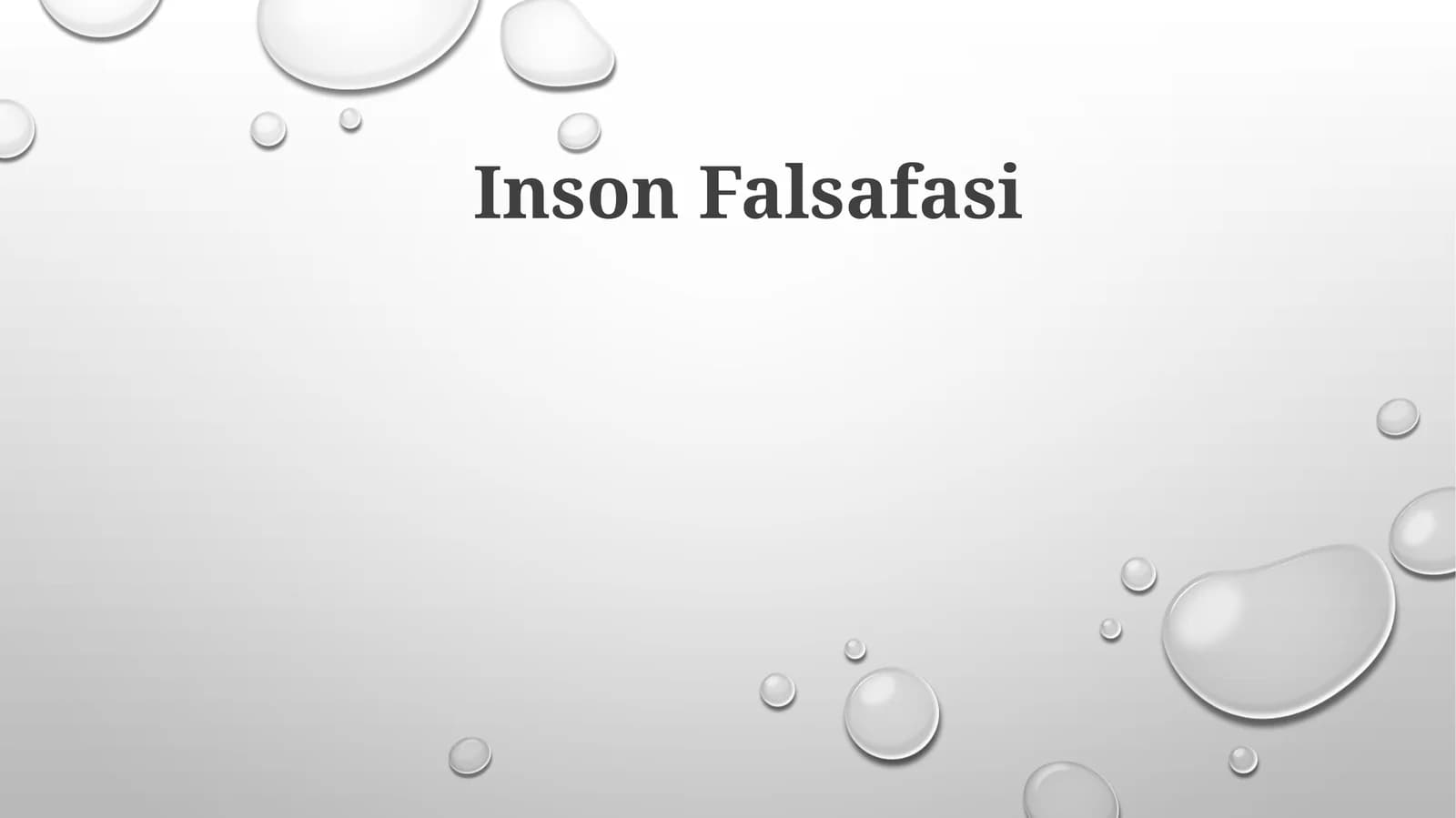 Inson Falsafasi