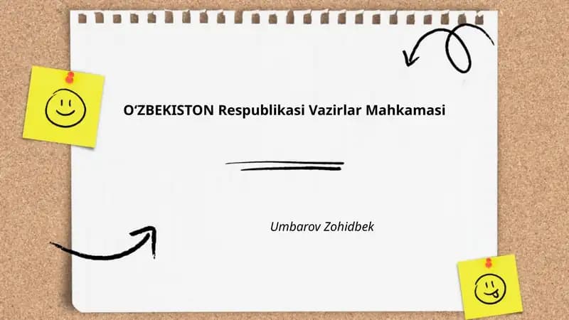 Oʻzbekiston Respublikasi Vazirlar Mahkamasi