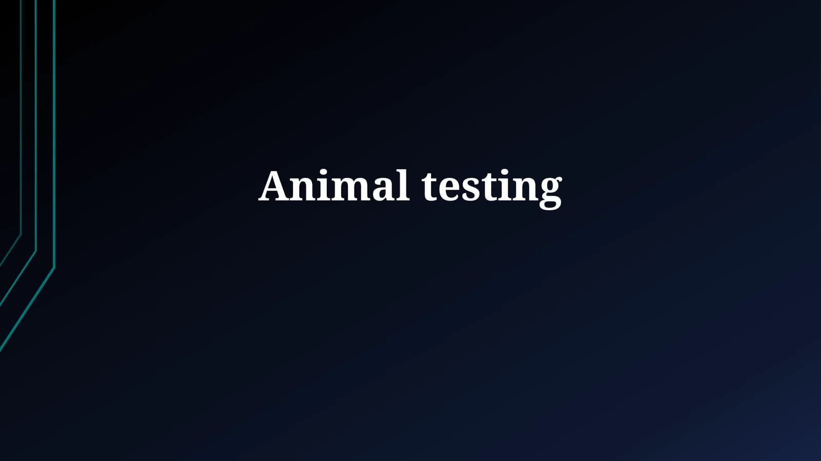 Animal Testing