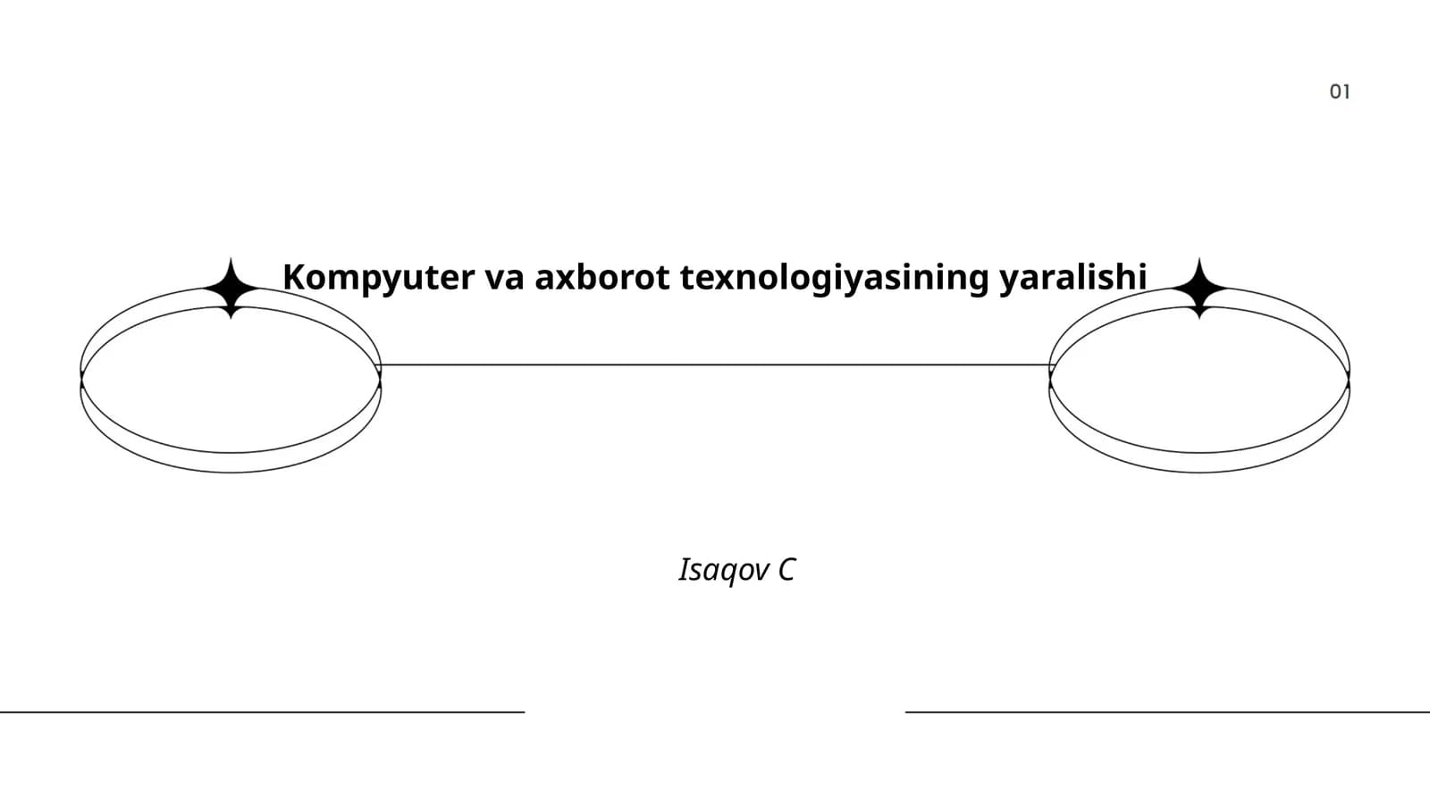 Kompyuter va axborot texnologiyasining yaralishi