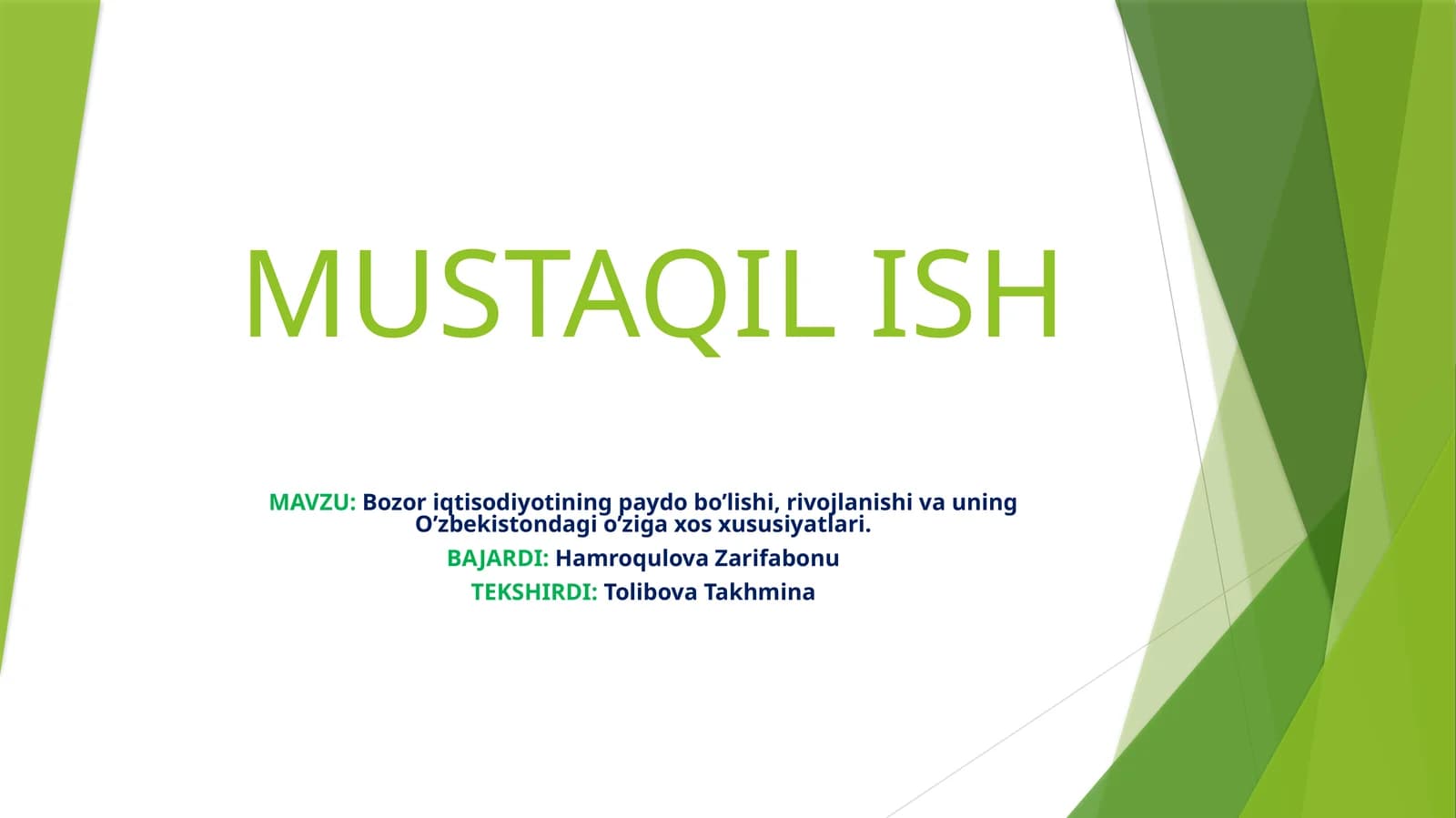 Bozor iqtisodiyoti