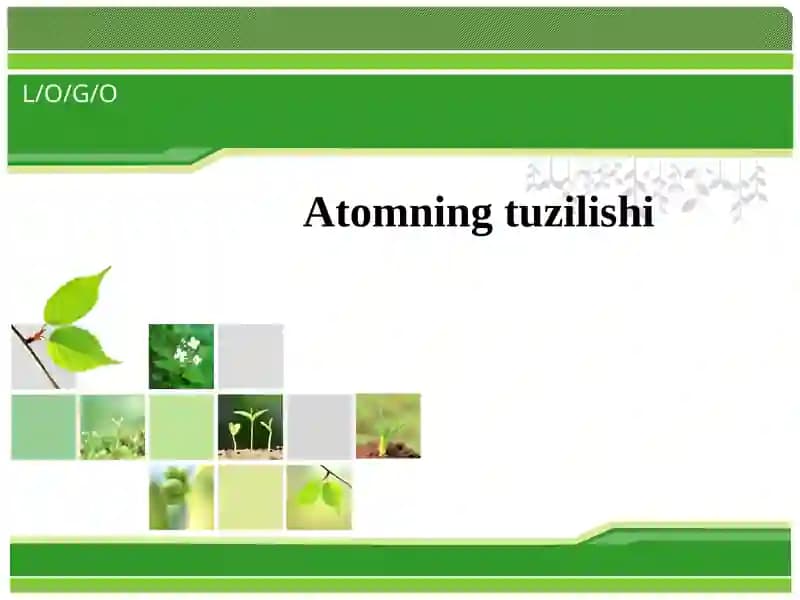 Atomning tuzilishi