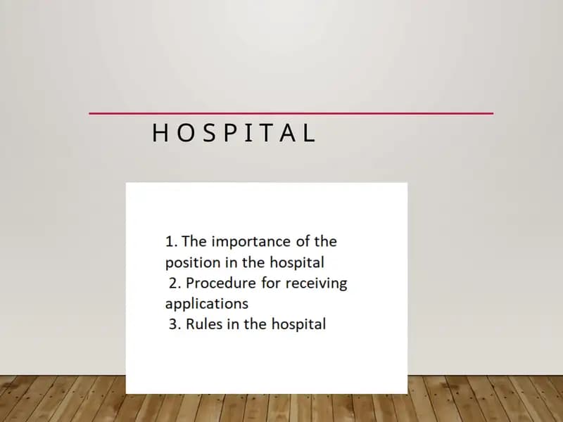 HOSPITAL