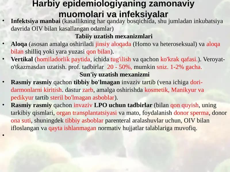 Harbiy epidemiologiya