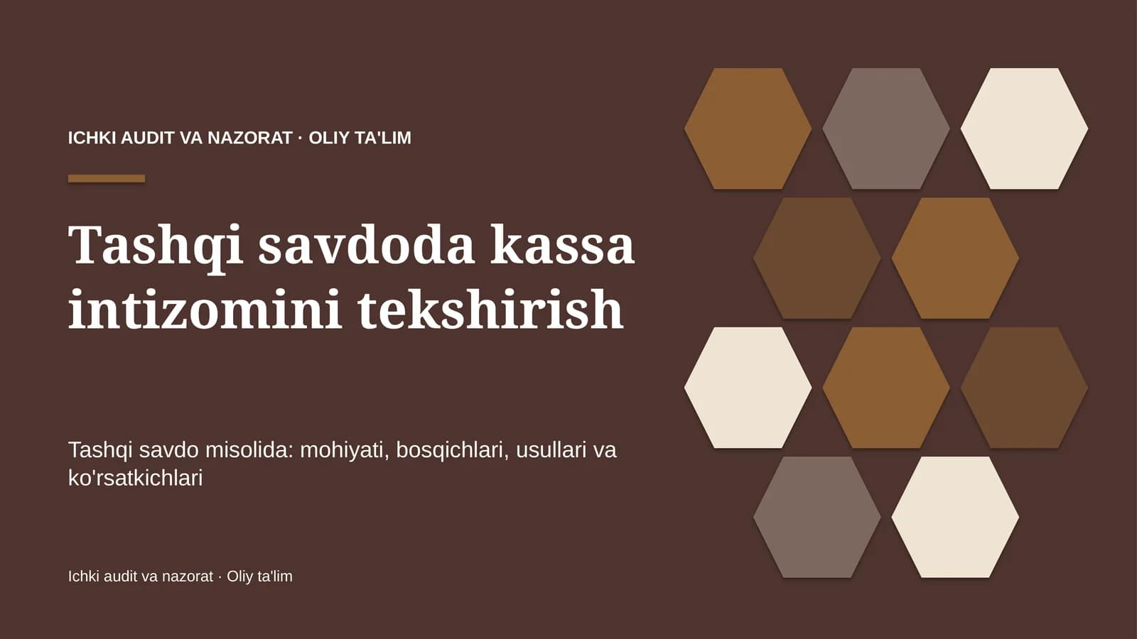 tashqi savdoda kassa intizomini tekshirish 7675