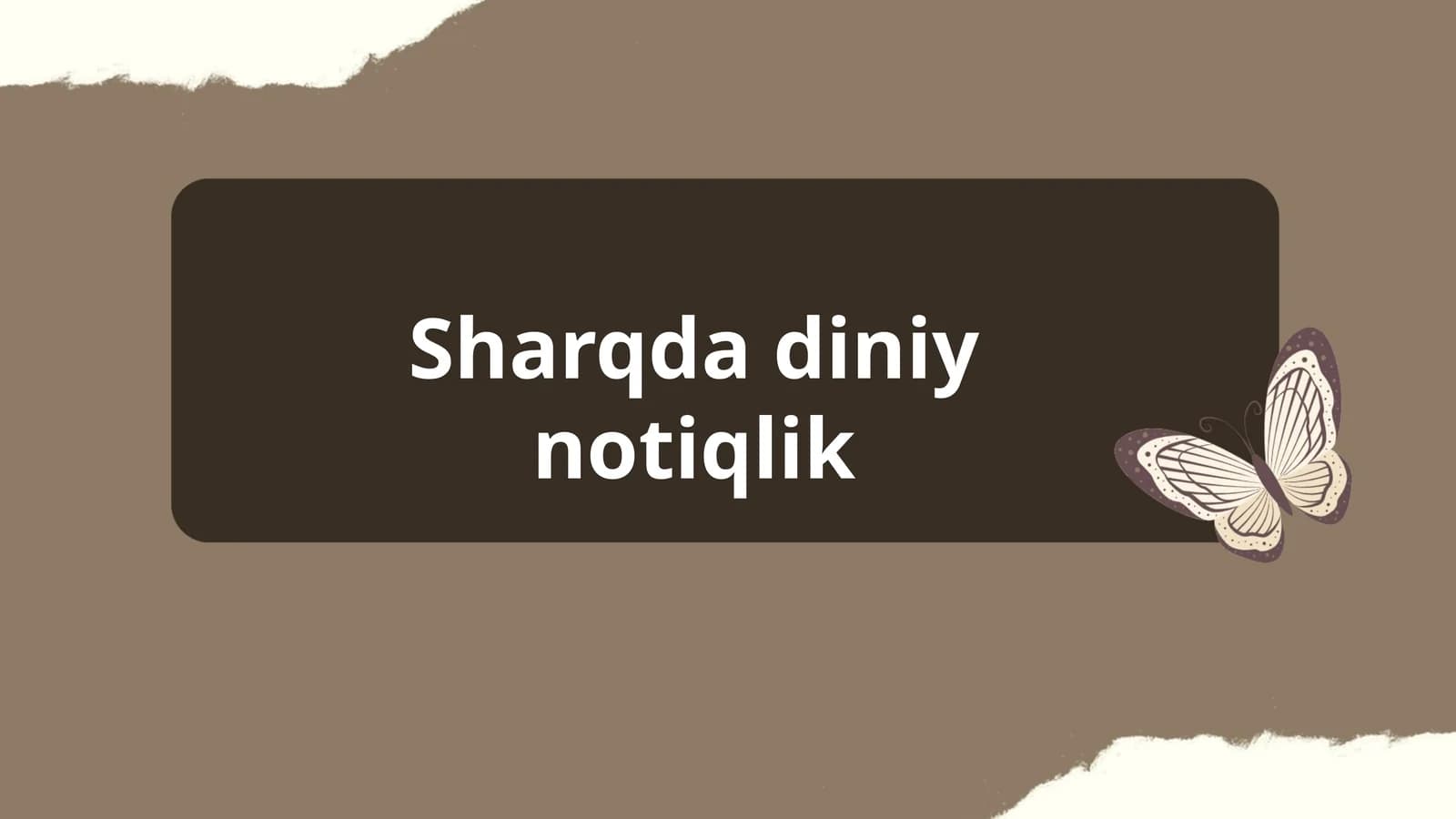 Sharqda diniy notiqlik