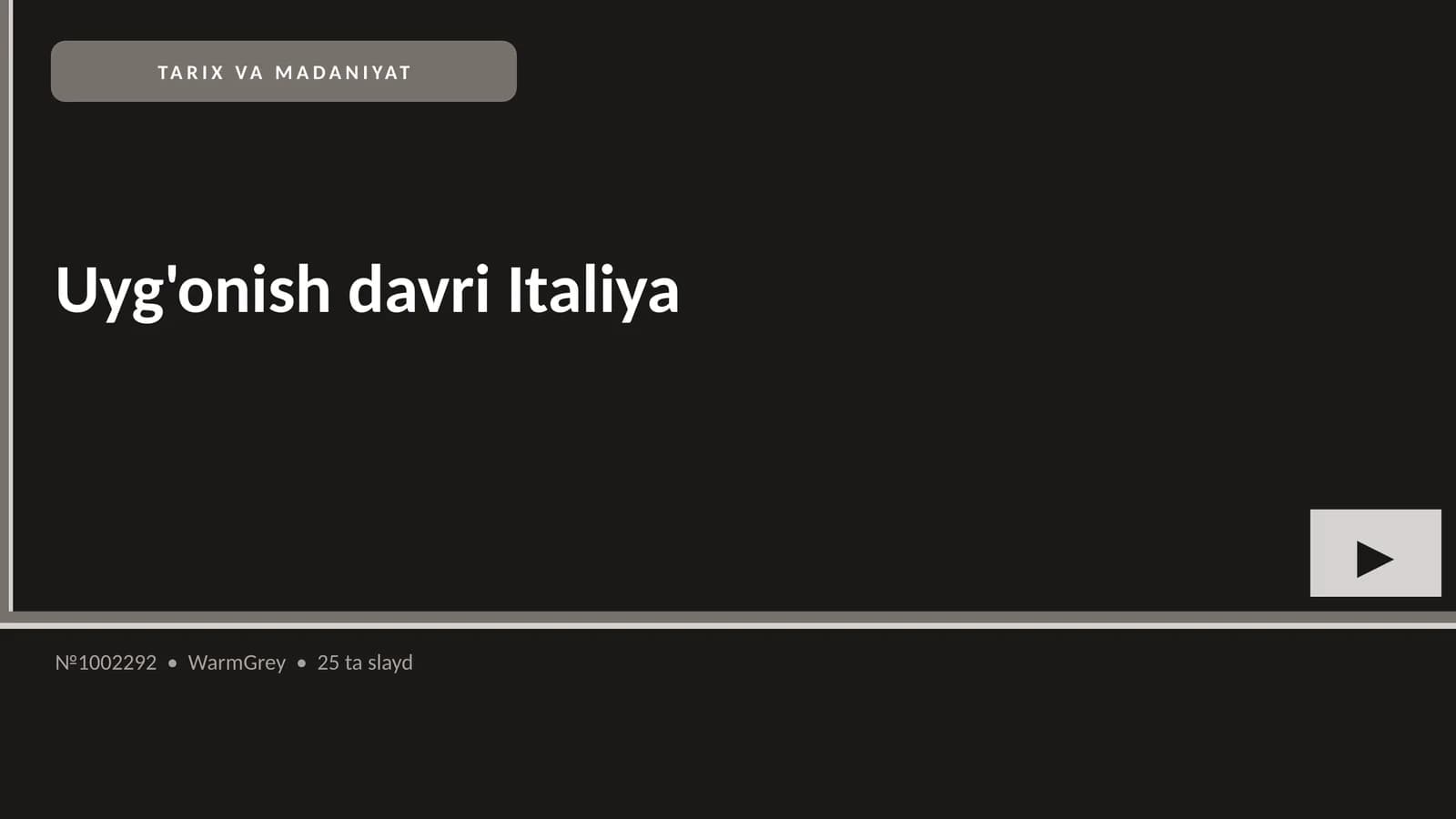 Uyg'onish davri Italiya
