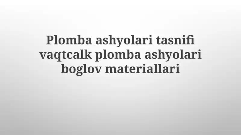 Kaltsiy gidroksidli materiallar