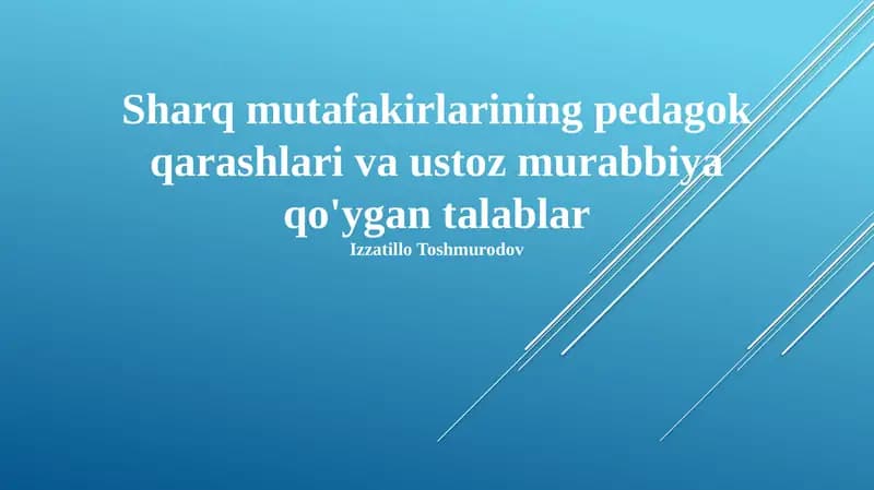 Xorazmiyning “Hisob kitobi”