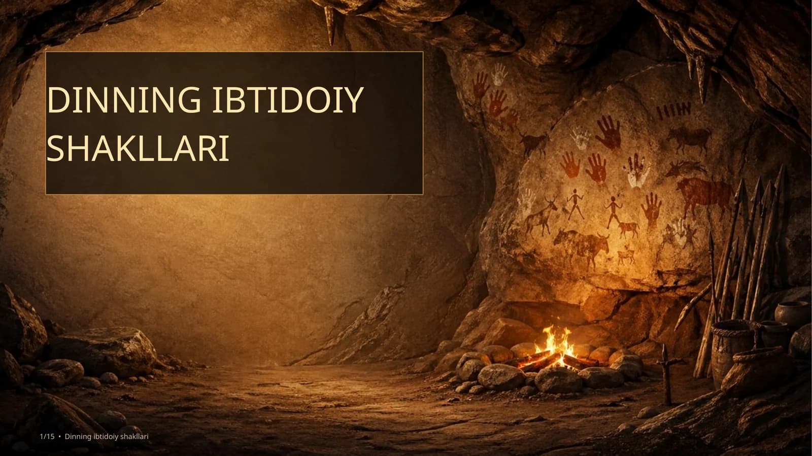 DINNING IBTIDOIY SHAKLLARI