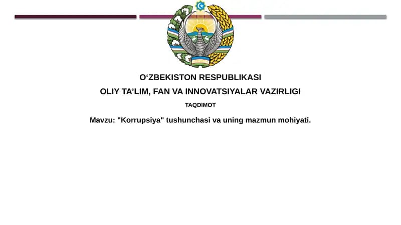 Korrupsiya