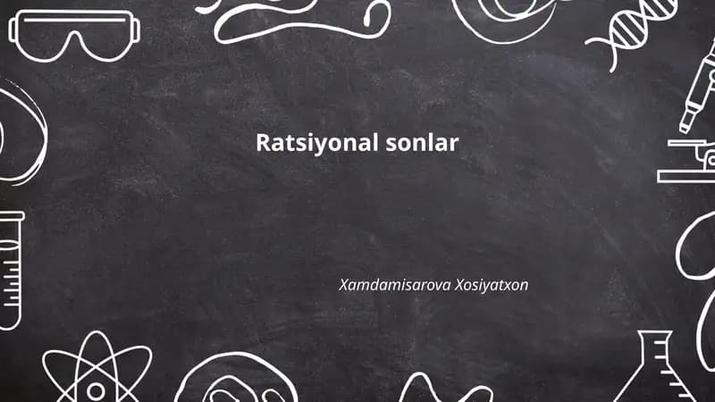 Ratsiyonal sonlar