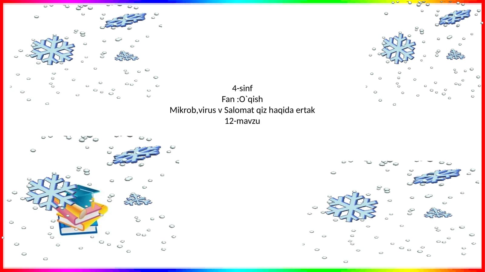 Mikrob,virus v Salomat qiz haqida ertak