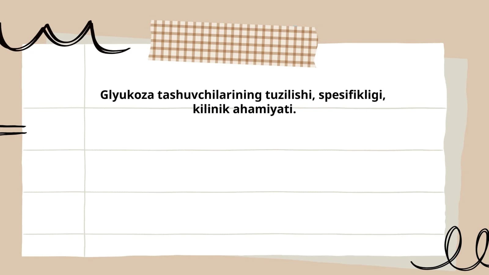Glyukoza tashuvchilari
