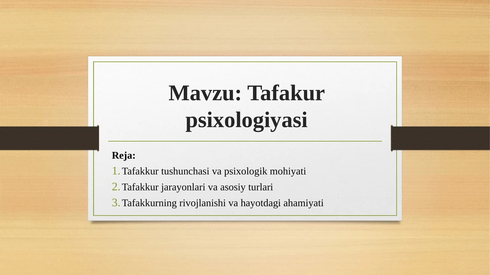 Tafakkur psixologiyasi