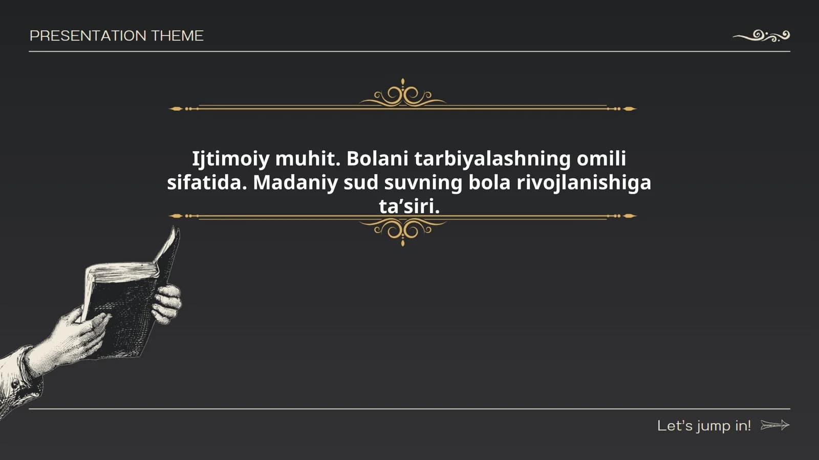 Oila muhiti va bolani tarbiyalash