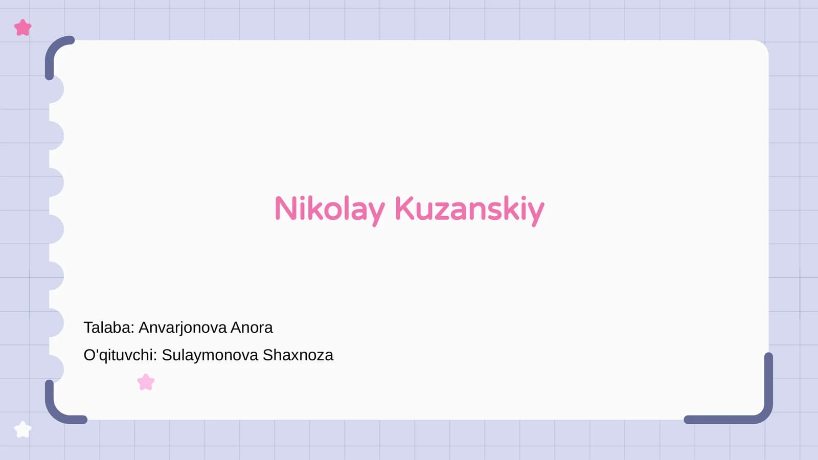 Nikolay Kuzanskiy