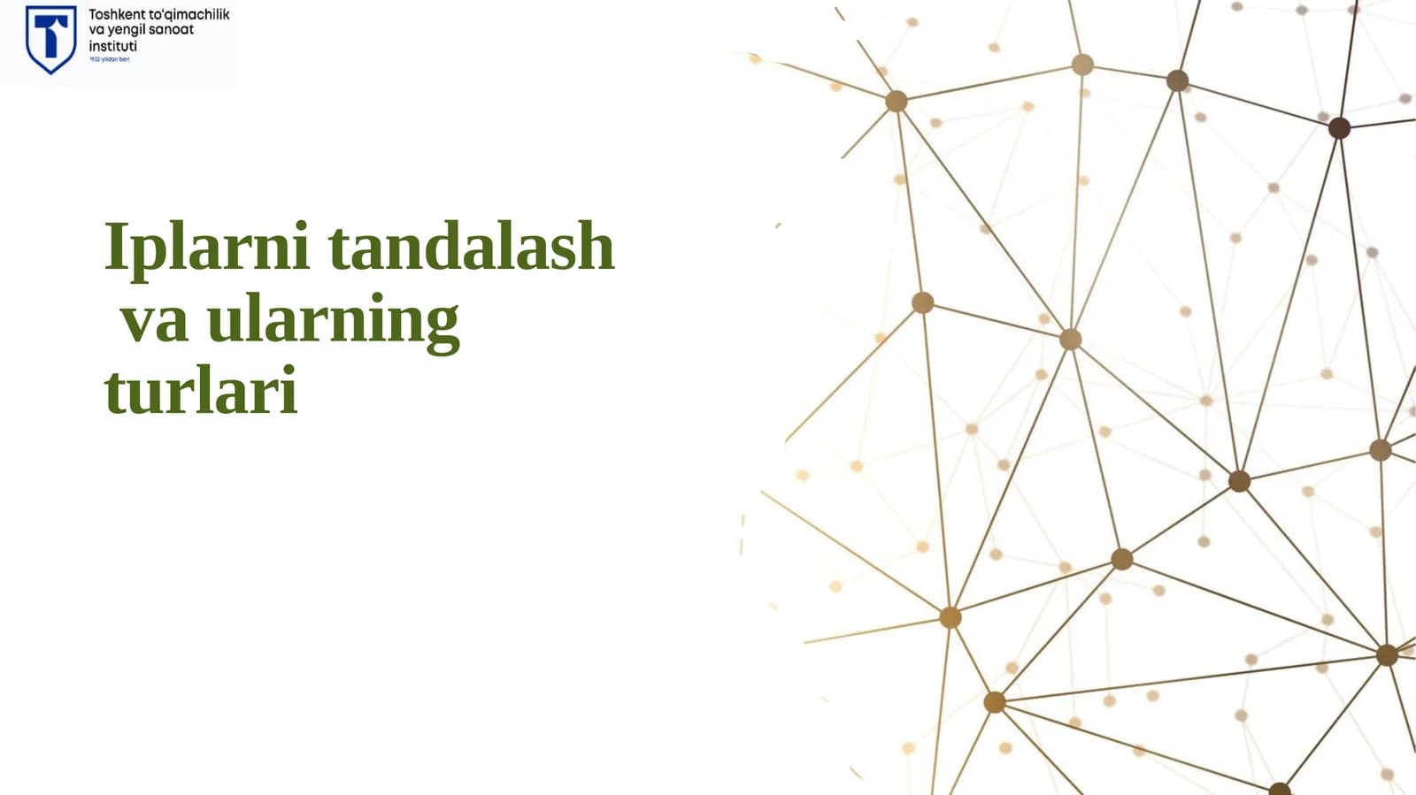 Iplarni tandalash