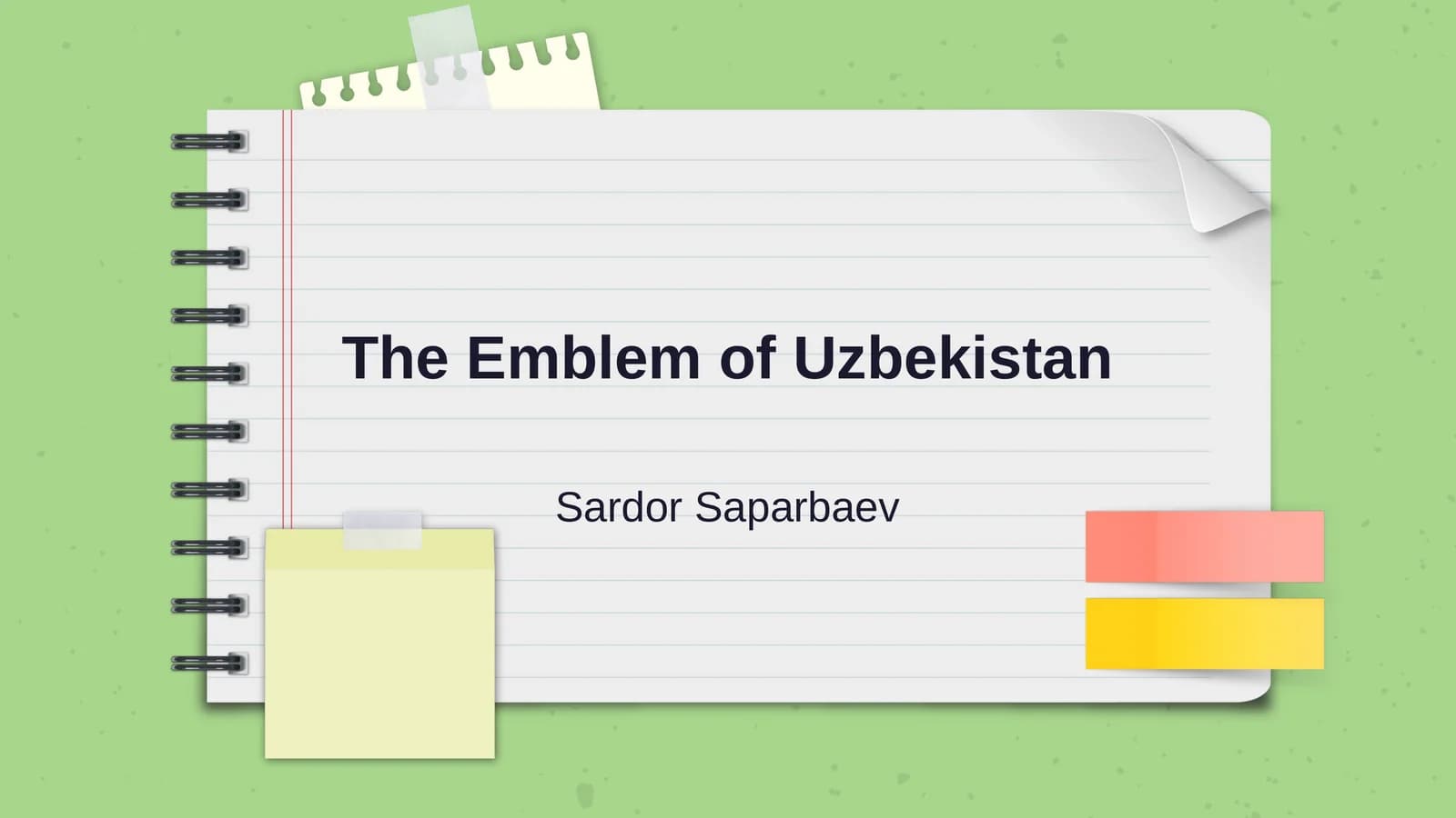 The Emblem of Uzbekistan